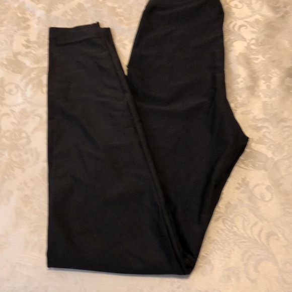 AMERICAN APPAREL SIZE SMALL - SHINY BLACK LEGGINGS - #306 - Picture 3 of 12